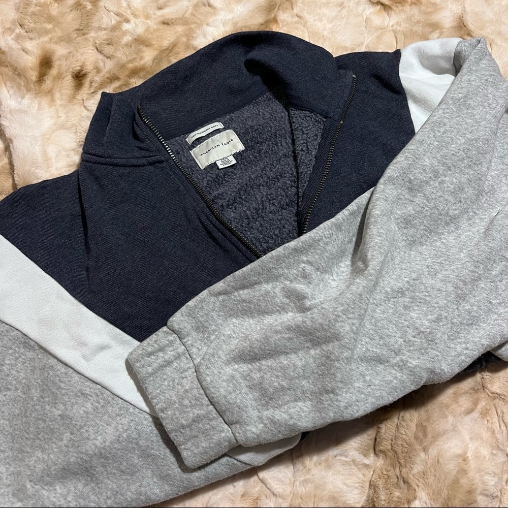 AE Oversized color block sweatshirt